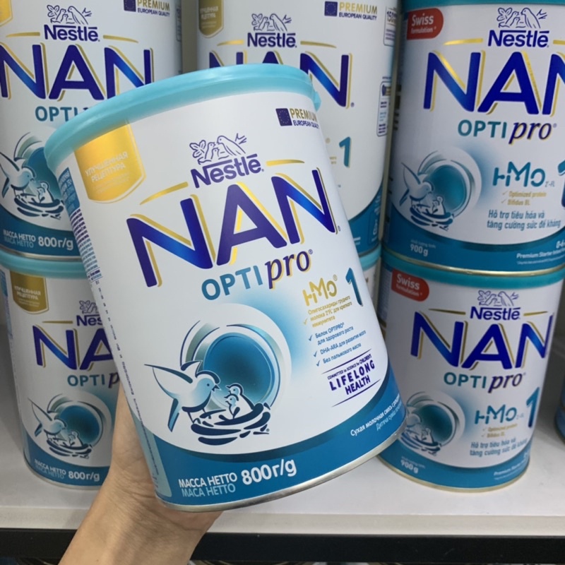 Sữa Bột Nestle NAN Nga OPTIPRO HM-O Số 1,2,3,4 HM-O Hộp 800g