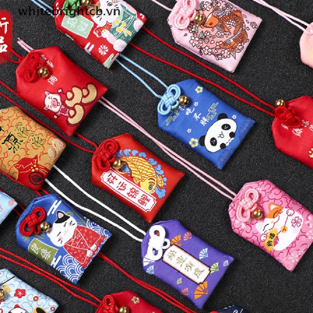 1 Chiếc Móc Khóa Thêu Hình Omamori Pray An Toàn Cho Sức Khỏe