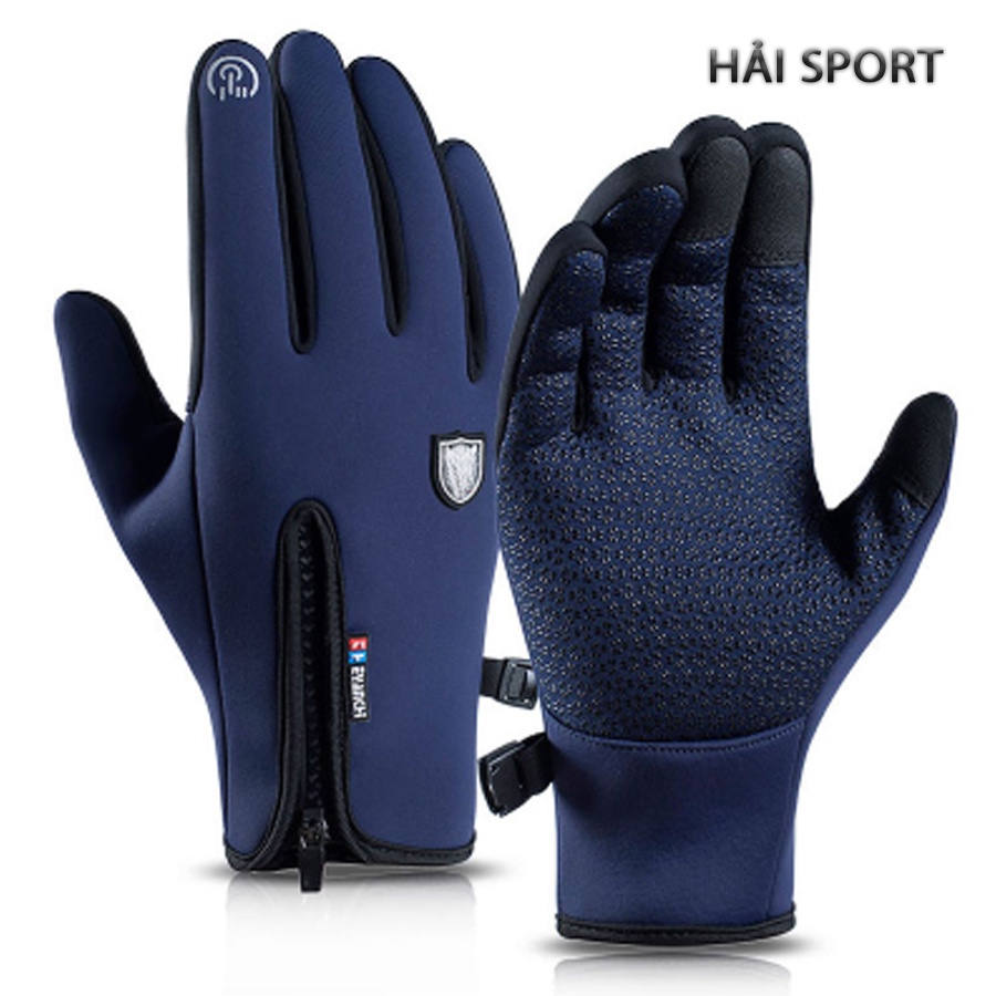 Găng tay Phượt , Găng Tay Xe Máy Dài Ngón Có cảm ứng, chống nước Cao Cấp