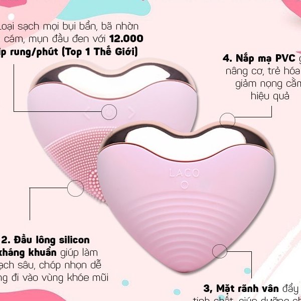 Máy rửa mặt Laco Luxury