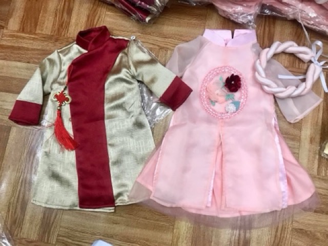 Áo dài cho bé trai thanh lý 15-18kg