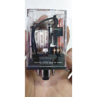 Rơ le relay 12V 8 chân tròn