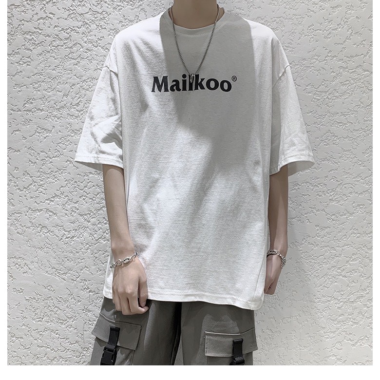 Áo thun tay lỡ Unisex NEKOSG, áo phông form rộng HT77