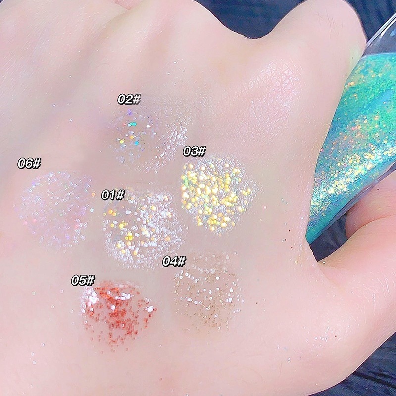 Phấn Mắt Dạng Lỏng Lâu Trôi Hiệu Ứng Ánh Kim Tuyến Lấp Lánh