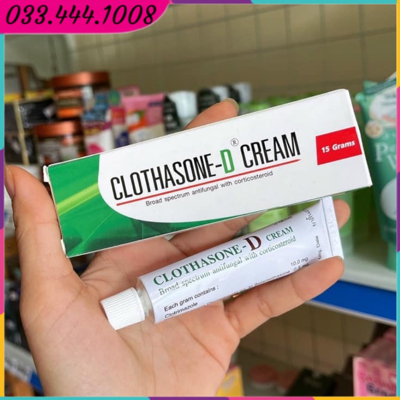 Kem Nấm Móng Tay Chân CLOTHASONE-D CREAM 15g - Thái Lan - Gò Vấp