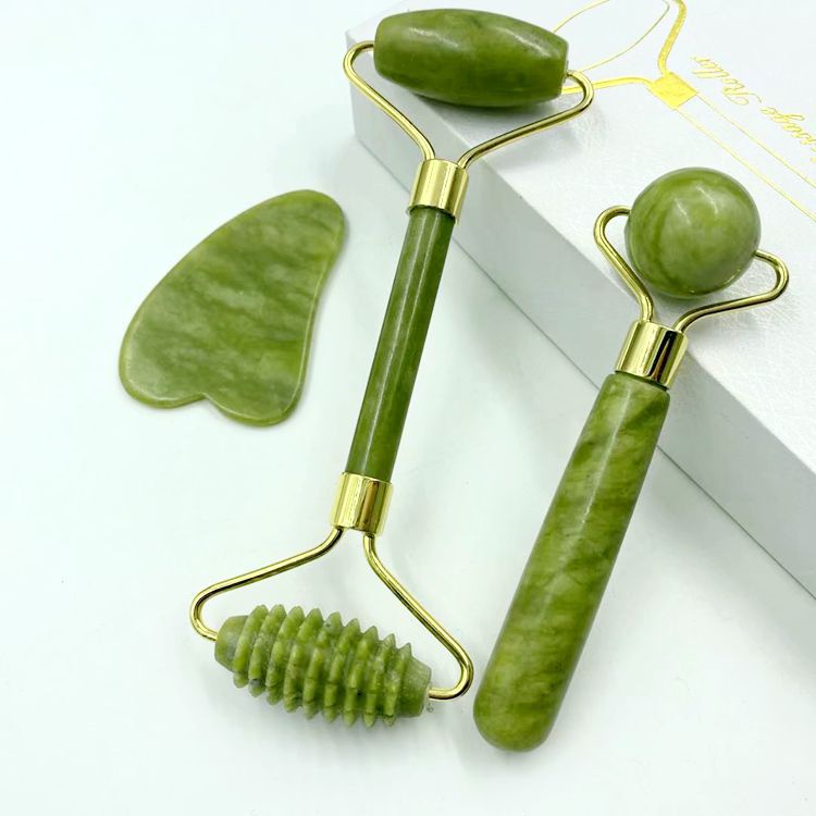Bộ 3 cây lăn massage mặt chống lão hóa làm săn chắc da