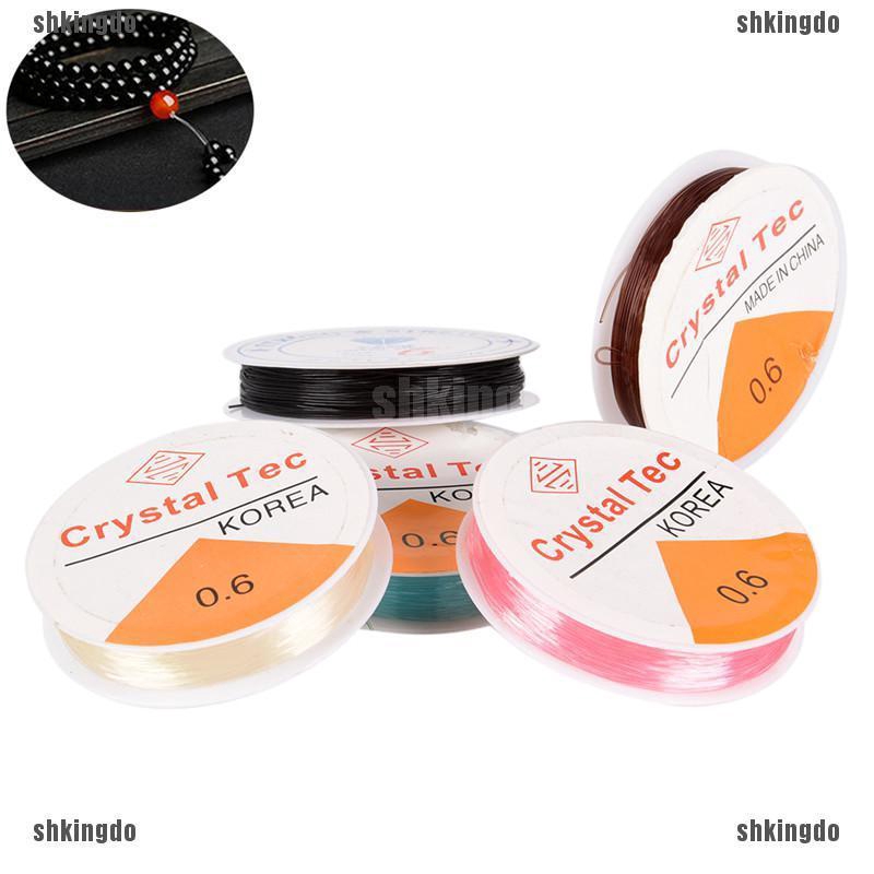 Cuộn dây cước co giãn dùng làm trang sức 0.6mm tiện dụng