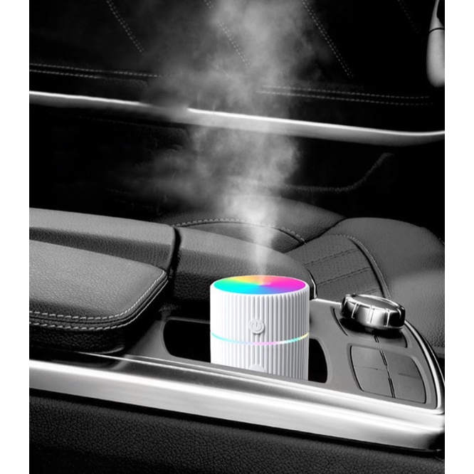 [Hàng mới về] Máy phun sương tạo ẩm H2O 2W có đèn LED đổi màu sạc USB tiện lợi