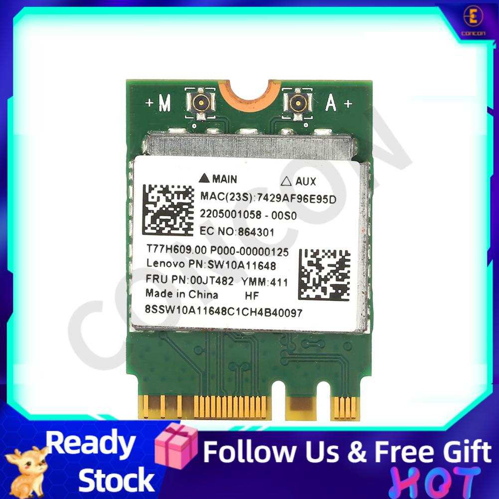CONCON Wireless network card  Mini 802.11AC up to 433Mbs WiFi PC Bluetooth 4.0 support DELL for Lenovo Sony mobile phones laptops tablets