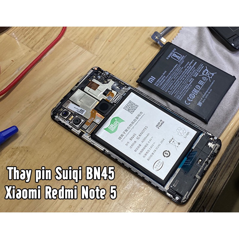 Pin Suiqi Li-ion thay thế cho Xiaomi Redmi Note 9S BN55 5200mAh