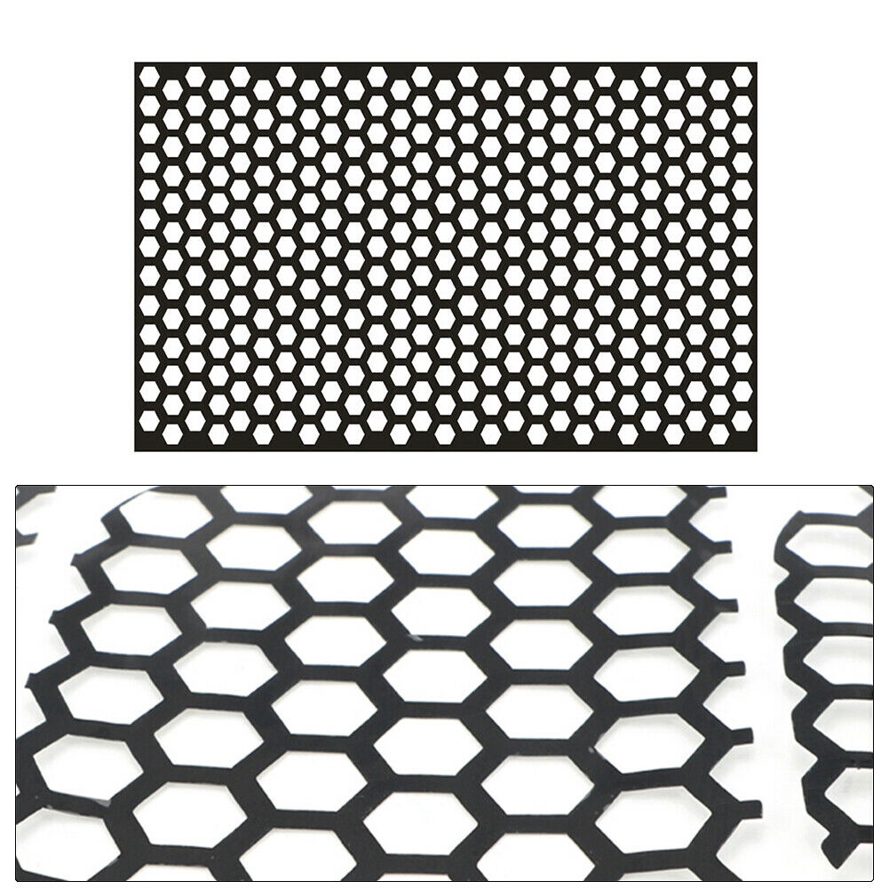 Miếng Dán Trang Trí Đèn Xe Hơi Họa Tiết Tổ Ong Rỗng 48 * 30cm DIY
