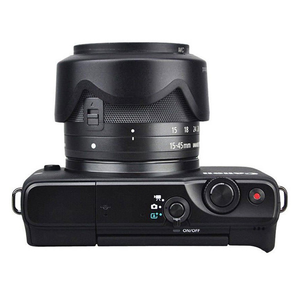 Loa che nắng hood EW-53 Canon M10 ống kính 15-45 STM