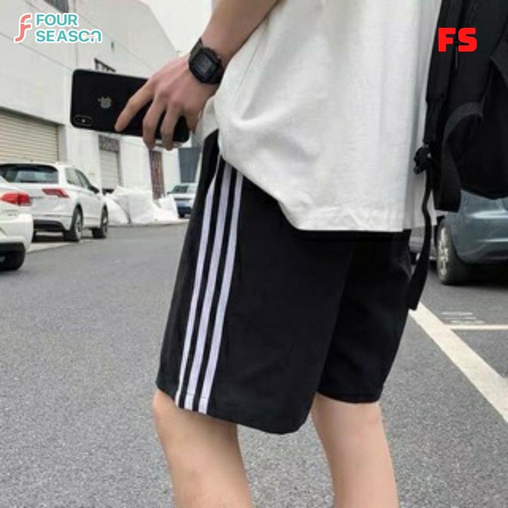 Quần short 3 sọc thể thao BS01 4S nam nữ street style phong cách ulzzang Hàn Quốc chất nỉ