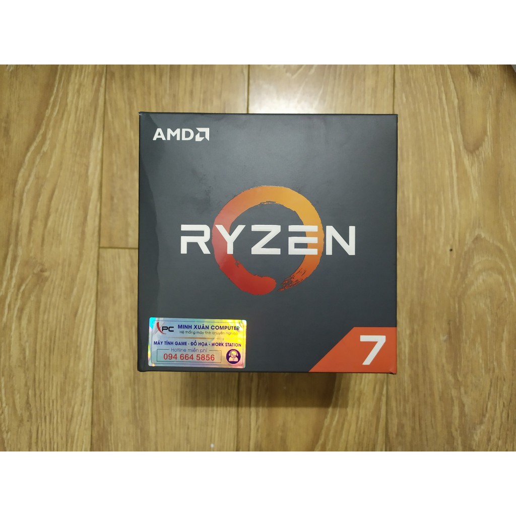 AMD Ryzen 7 2700 (Turbo up to 4.1GHz, 8 nhân 16 luồng, 20MB Cache, 65W) -  New