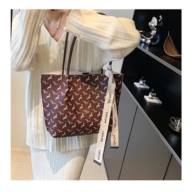 Túi Vải Đeo Vai In Họa Tiết Phong Cách Cổ Điển Thời Trang Cao Cấp Dành Cho Nữ