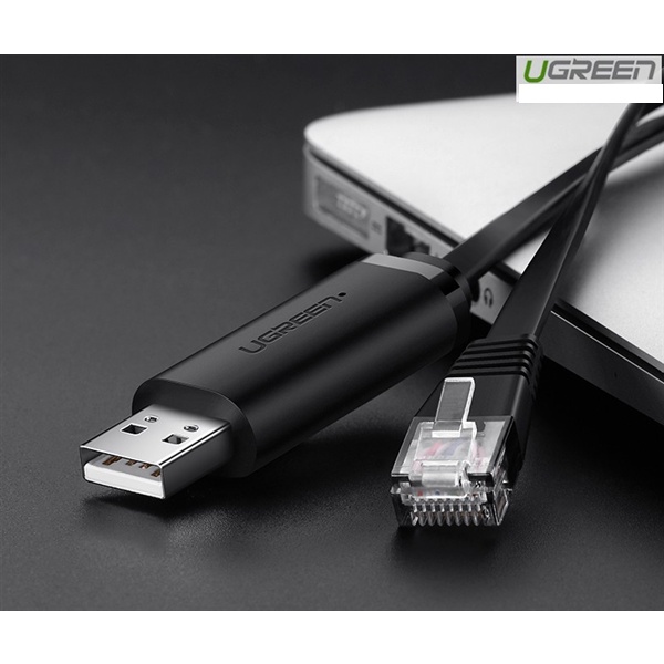 Cáp lập trình Console USB to RJ45 FTDI chính hãng Ugreen 50773 cao cấp