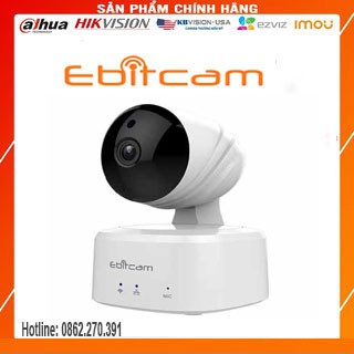 Camera IP EBITCAM E2 Cao cấp Chính hãng - 1.0Mp HD720P + Thẻ nhớ tự chọn