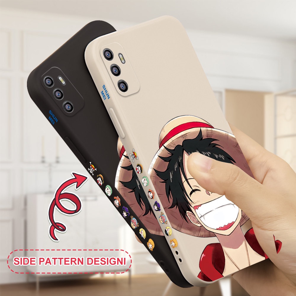Ốp Điện Thoại Hình One Piece Cho Realme C11 C15 Q3 5i 5 PRO C2 Realme 5 6 7 8 5S 6i 7i 6s 8S 9 PRO Q Narzo 20A 20