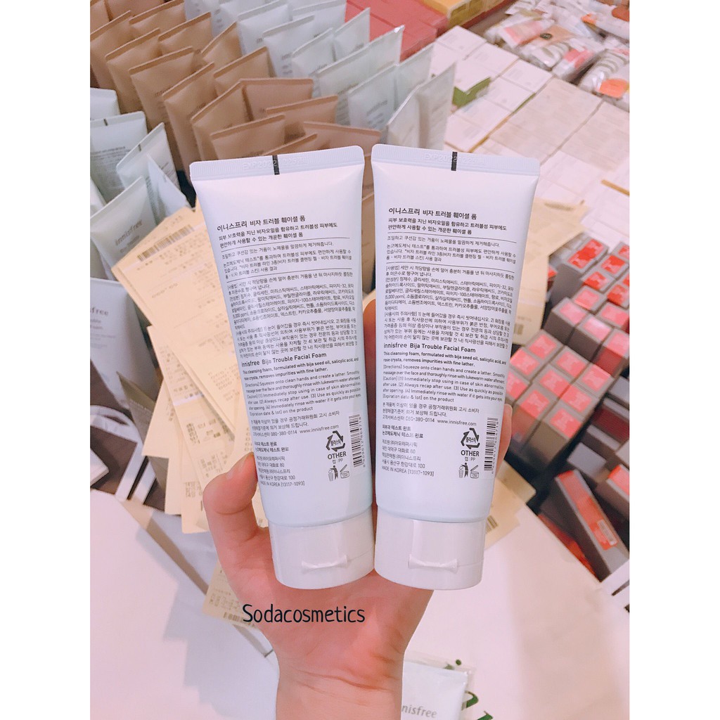 Sữa Rửa Mặt Innisfree Jeju Bija Trouble Facial Foam | BigBuy360 - bigbuy360.vn