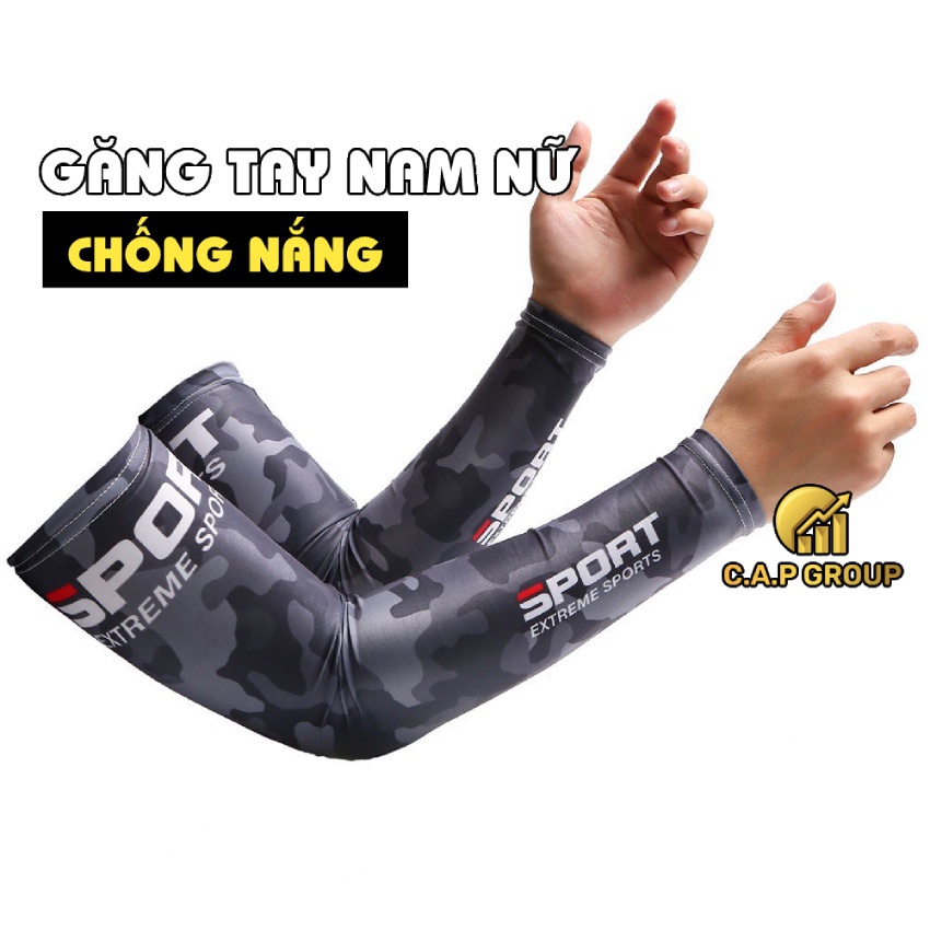 Găng bao tay chống nắng Nam Nữ ống tay dài Thể thao đi lái xe câu cá