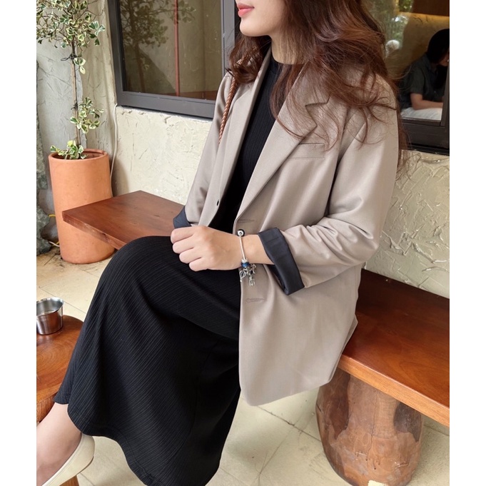 Áo blazer 2 lớp thiết kế form rộng Ma Vie