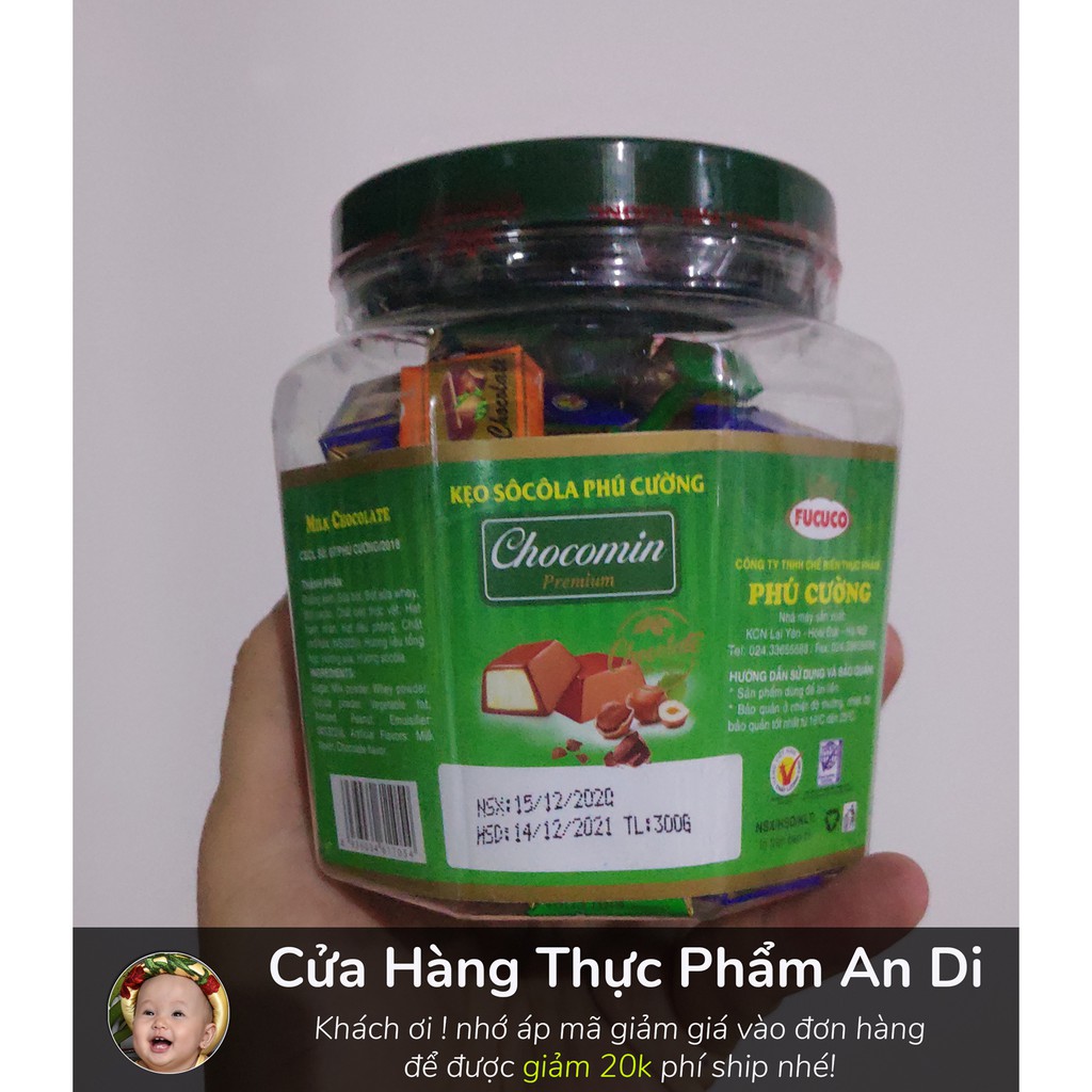 Socola Đậu Phộng Hạnh Nhân Hộp