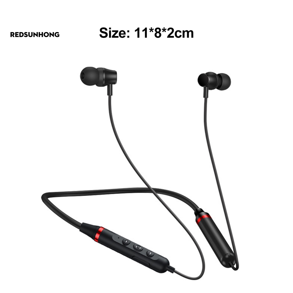 Tai Nghe Bluetooth Rush.Z Rảnh Tay Kiểu Dáng Thể Thao Tích Hợp Đeo Cổ Tiện Dụng