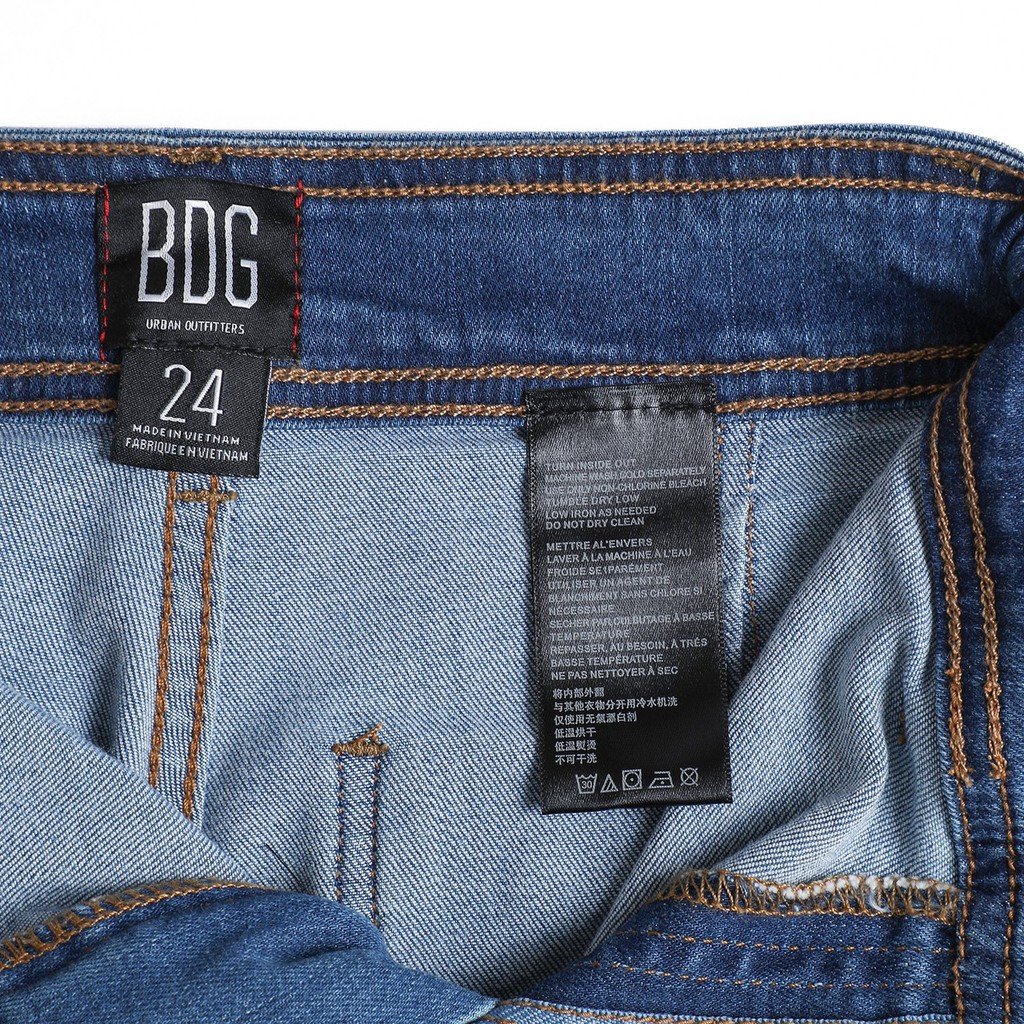 Quần jeans ống rộng xuất khẩu