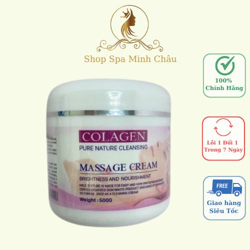 Kem massage collagen 500gr | kem massage mặt