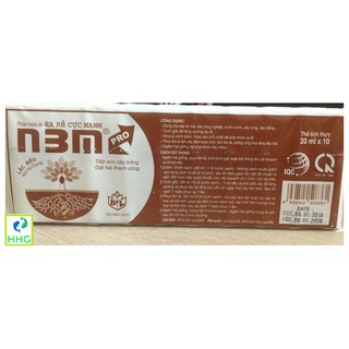 Phân bón lá RA RỄ CỰC MẠNH N3M, dạng vỉ 10 lọ, mỗi lọ 20ml