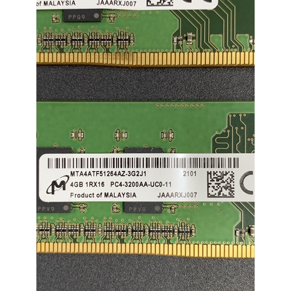 RAM Desktop DDR4 Micron 4GB Bus 3200 MTA4ATF51264AZ-3G2J1