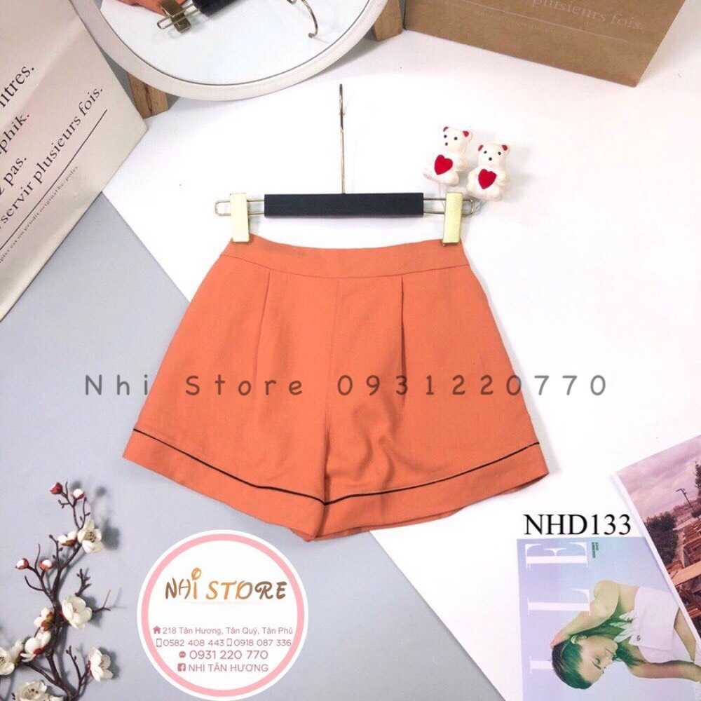 [FREESHIP 50K] QUẦN SHORT NGẮN NHISTORE LƯNG LIỀN ỐNG RỘNG VẢI COTTON LẠNH FREESIZE DƯỚI 57KG