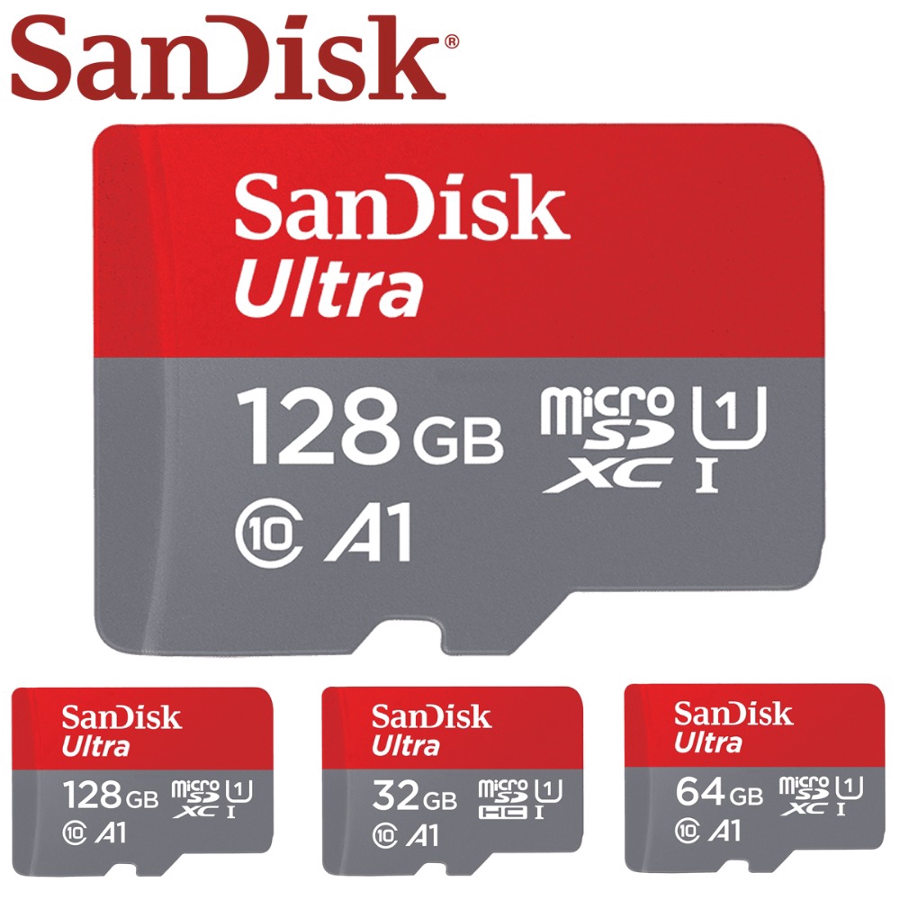 Thẻ Nhớ Micro Sd 64gb 100mb / S 32gb 128gb 256gb 256gb 200gb U1 Class 10 Sandisk 100% | BigBuy360 - bigbuy360.vn