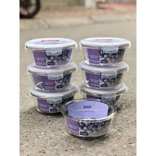 HỘP THUỶ TINH TRÒN LOCK & LOCK 650ml