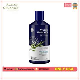 Dầu gội đầu thiên nhiên giúp dày tóc Avalon Organics Biotin B-Complex Thickening Shampoo 414ml