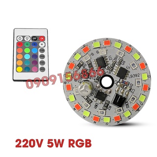 Mắt Led 5w 220v rgb đổi màu