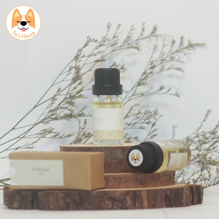 (mùi vani) Lọ thuỷ tinh tinh dầu 10ml dùng cho nến thơm và xông phòng