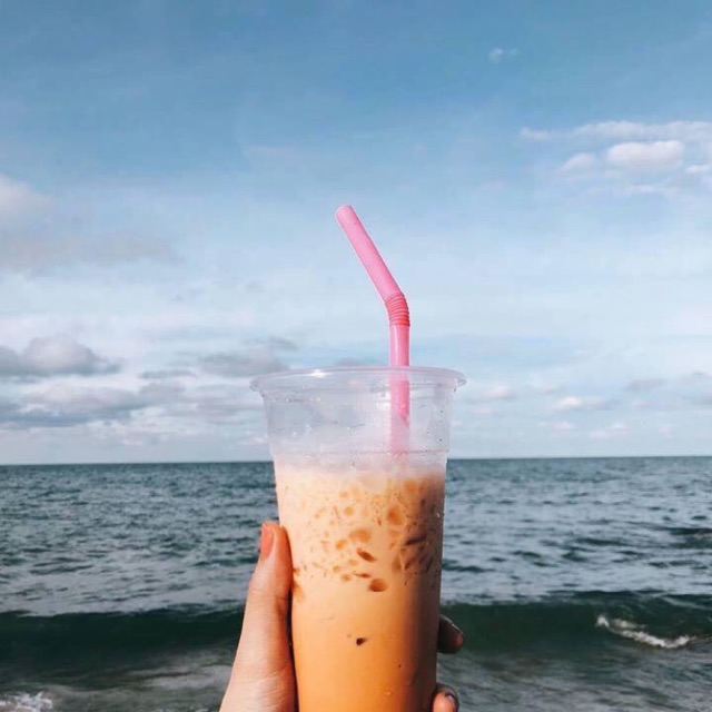 Trà sữa Nestea milk tea và trân châu đường đen Thái Lan