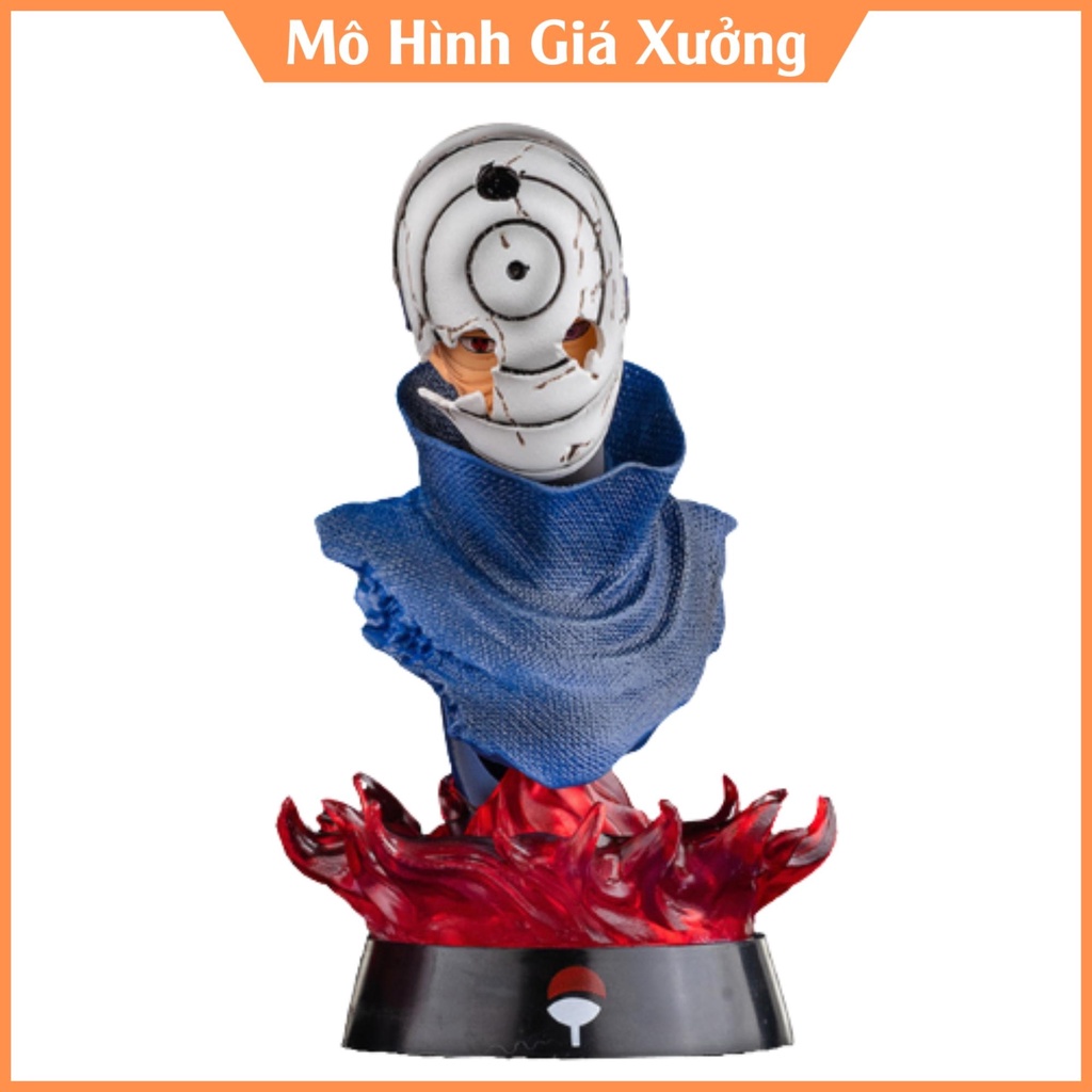 Mô hình Naruto tượng bán thân OBITO siêu nét siêu ngầu - Cao 16cm - Figure OBITO Naruto - Mô Hình Giá Xưởng