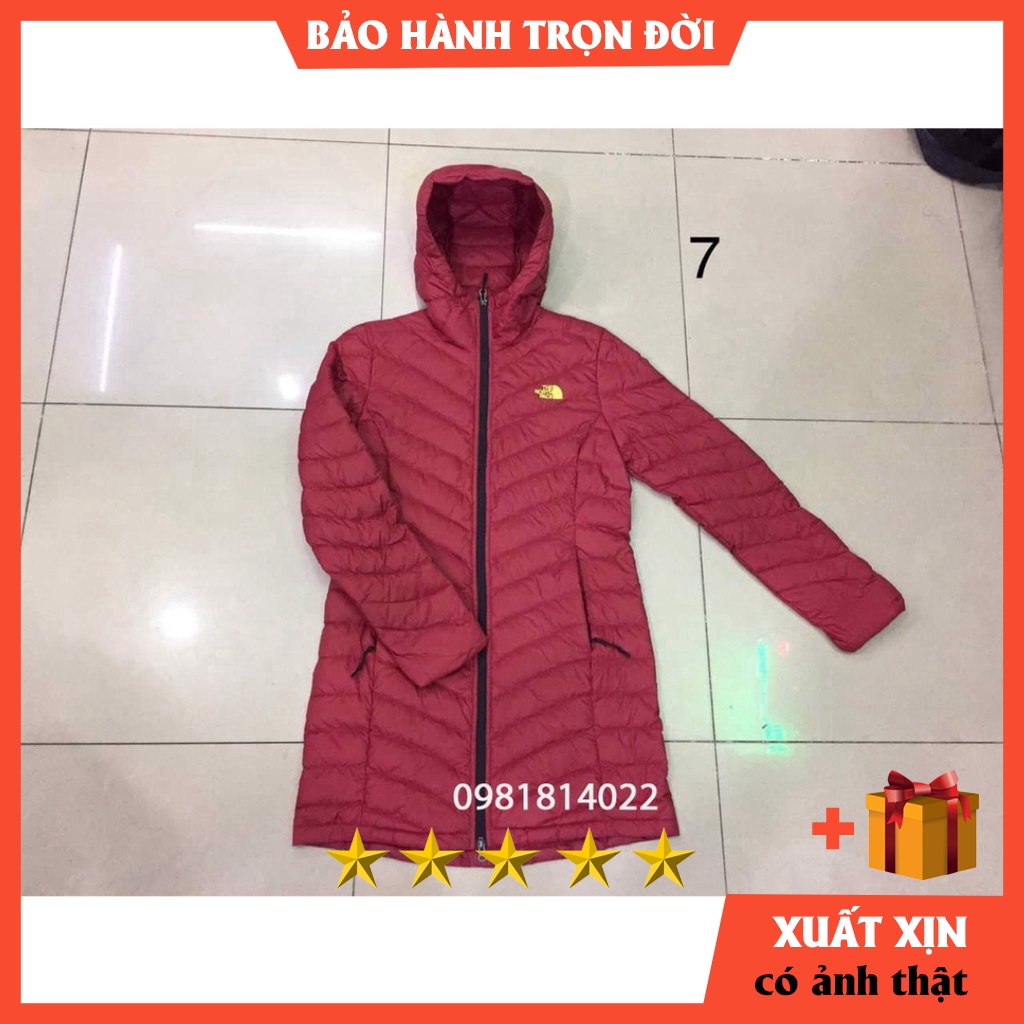 Áo khoac măng tô nữ N.F. lông vũ siêu nhẹ, siêu đẹp BẢO HÀNH TRỌN ĐỜI