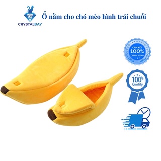 Ổ đệm nằm cho chó mèo hình trái chuối cute