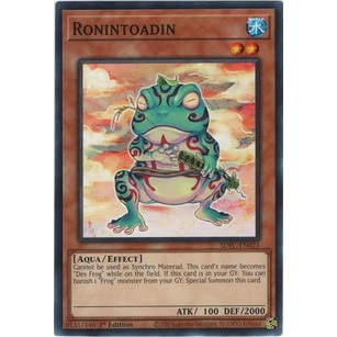 Thẻ bài Yugioh - TCG - Ronintoadin / SDFC-EN023'