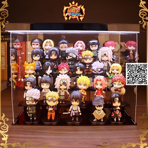 1279 Mô hình Chibi Ninja Naruto nhiều hình Jiraiya Naruto Sakura Itachi Gaara Hinata