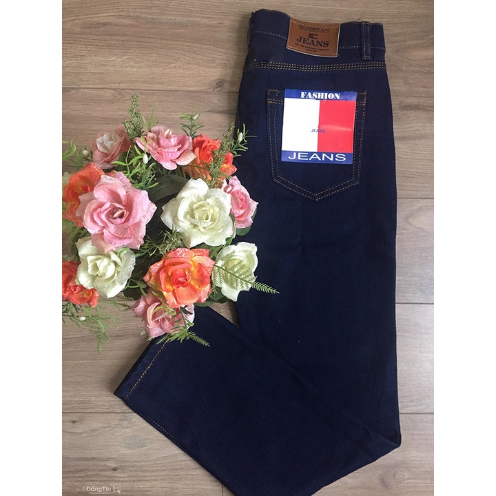 Quần Jean dài Nam Ống suông 03 màu cơ bản chất jean cotton mềm mịn form chuẩn đẹp-VG05
