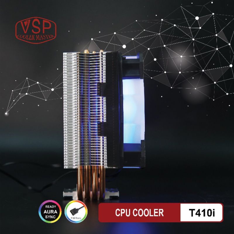 Fan cpu t410i-LED RGB-VSP