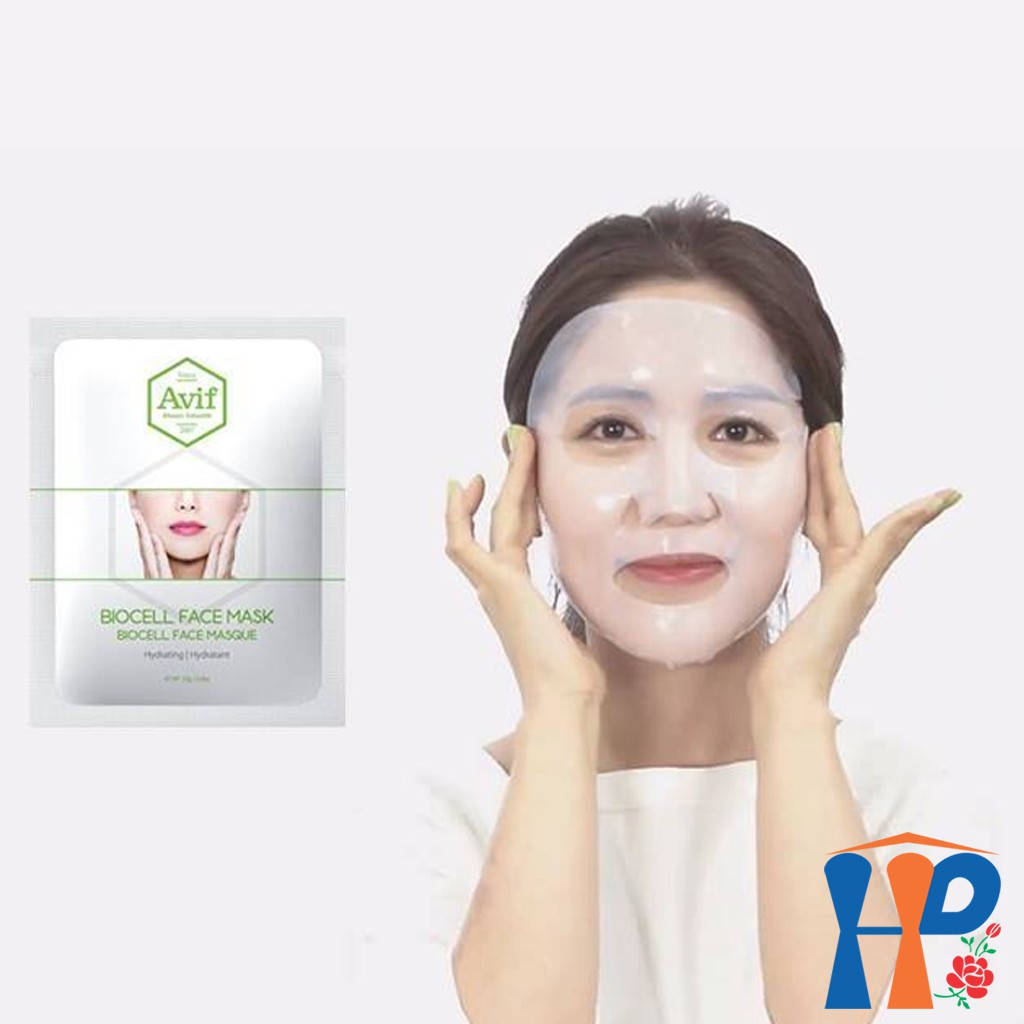 Mặt Nạ Sinh Học Dưỡng Ẩm Da Chiết Xuất Từ Nước Dừa Tươi AVIF - Hydrating Biocell Face Mask