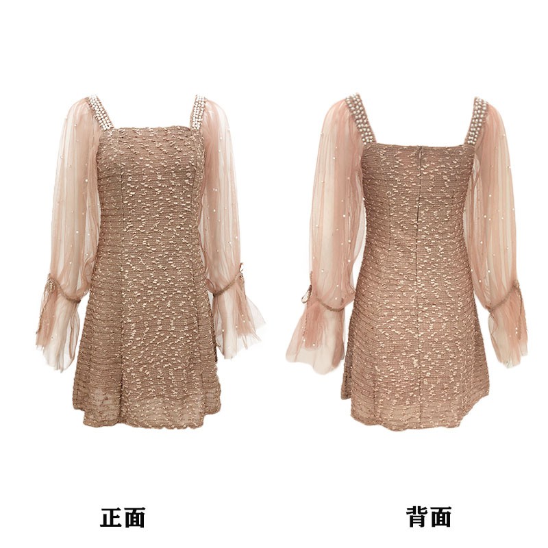 Đầm liền thân tay voan Đ03