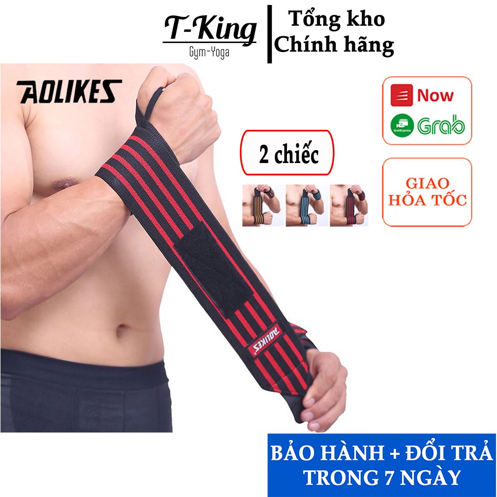 Quấn cổ tay Aolikes loại 1 cao cấp - Đai Bảo Vệ Cổ Tay tập Gym