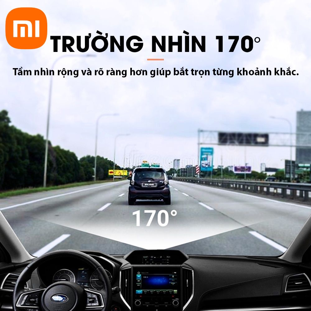 Camera hành trình ô tô Xiaomi 70mai M500 phân giải 3k 1944p điều khiển bằng giọng nói GPS cảm biến lốp bản quốc tế