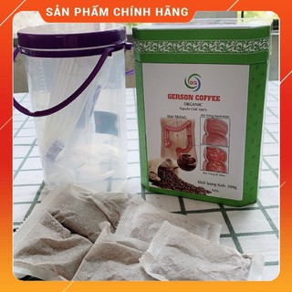 Bộ cà phê thải độc túi lọc kèm ca nhựa tiện lợi ( combo 0,5 kg dùng trong 1,5 tháng )